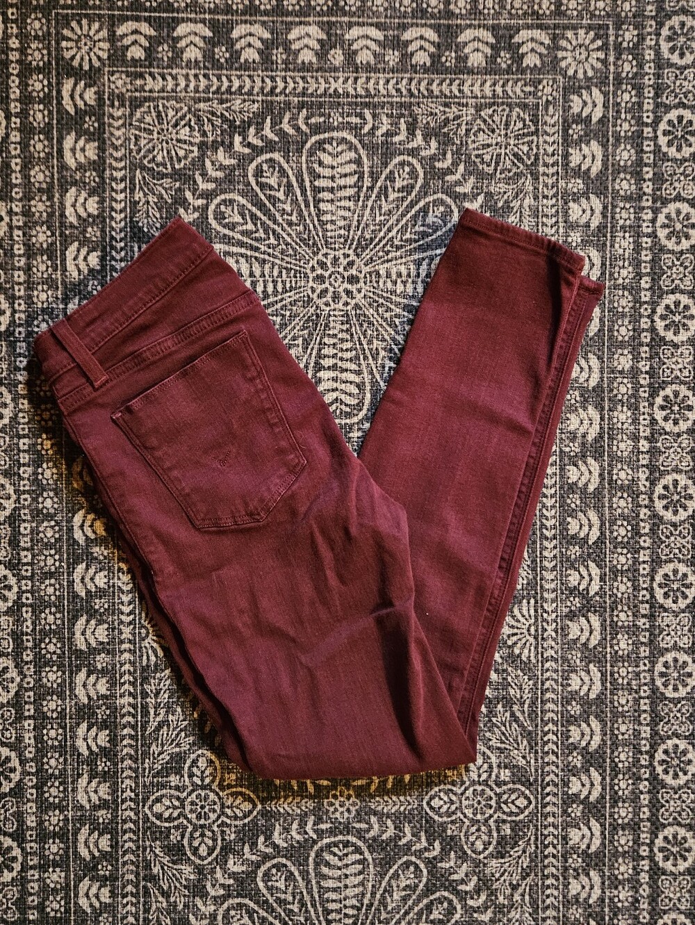 Hudson Jeans Women's Wine Skinny Ankle Jeans